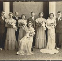 Dorothy & John Popa's Wedding Party