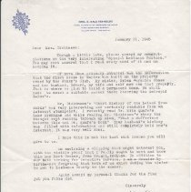 Letter From Dale Reynolds to Julia Dickinson