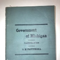 Government of Michigan Constitution of 1909