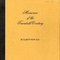 Memories of the Twentieth Century