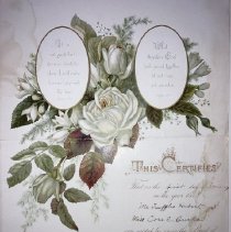 Certificate, Marriage