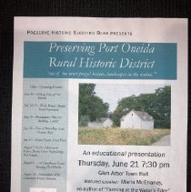 Preserve Port Oneida Rural Historic District