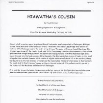 Hiawatha's Cousin