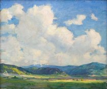 J.H. Sharp,  From the Corner of Pueblo Studio