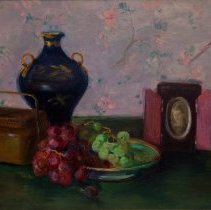 Fra Dana, Grapes, Oil on Canvas, 15x19in