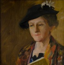 Fra Dana, Edna Dinwiddie (w/Saturday Evening Post), ca.1939, Oil on Canvas