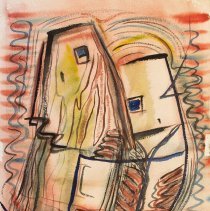 Aden Arnold, Steam Bath, ca1940s, Watercolor, 15x20in