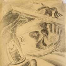 Aden Arnold, Untitled, Charcoal, 25x19in