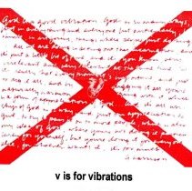 Corita Kent, v is for vibration, 1968, Silkscreen, 17x23in