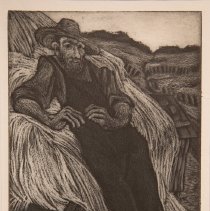 Dorothy Rutka, Applecreek Farmer, 1935-1942, Etching, 14x11in