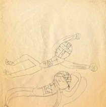 James Todd, Untitled (Drawing) 1941-1945, Graphite, 26x21in