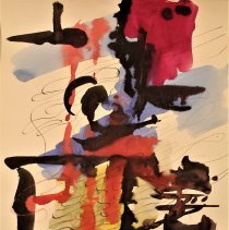 Henry Meloy, Abstraction, 1948-51, Watercolor, paper, 20x15in