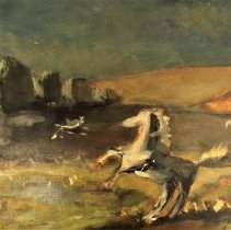 Henry Meloy, Oil Painting, 1925-51, oil paint, canvas, 26.5x21