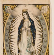 Currier and Ives, Our Lady of Guadalupe, No Date, Lithograph, 12 x 8 in