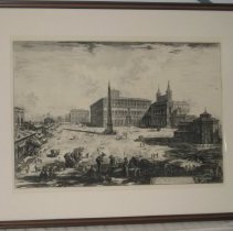 Veduta della Piazza Basilica di S. Giovanni in Laterano