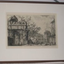 Veduta del Tempio di Giove Tonante