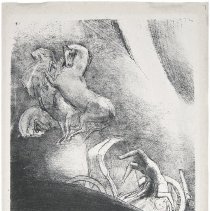 He Falls Head Foremost into the Abyss, No. 17 of  24 from "La Tentation de Saint-Antoine," 3rd series