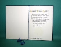 Tekst med lykønskningerne