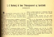 L. C. Warburg & Søns Trikotagevæveri og garnfabrik
