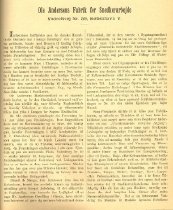 Ole Andersens Fabrik for Snedkerarbejde