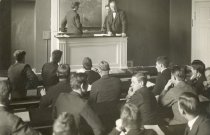 Forelæsning i Lille Auditorium i Polyteknisk Læreanstalt