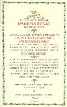 Tekst med lykønskningerne