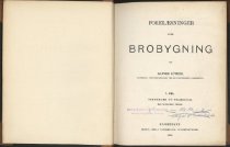 Håndskrevne, trykte bøger i 6 bind af professor Alfred Lütken