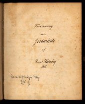 Forelæsning over Jordarbejde af docent Holmberg, 1866