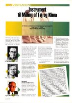 vedr. indeklima forskning, fra Laboratoriet for varmeisolering, DTH