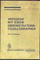 Versuche mit einem Demonstrationsoszillographen
