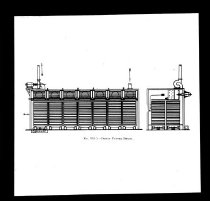 Diverse tegninger og grafer fra undervisning i kemiindustri eller -teknik