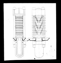 Diverse tegninger og grafer fra undervisning i kemiindustri eller -teknik