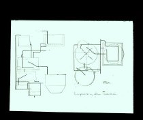 Diverse tegninger og grafer fra undervisning i kemiindustri eller -teknik