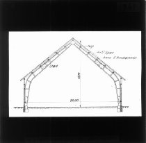 Tegning, tagkonstruktion
