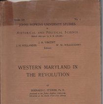 Western Maryland in the Revolution