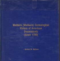 Walborn (Walburn)  Genealogy (since 1709)