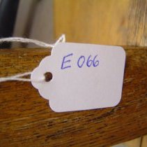 Accession tag with discontinued numbering system