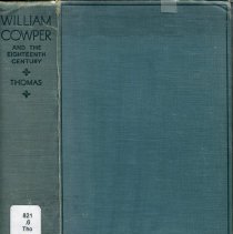 William Cowper and the Eighteenth Century