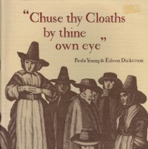 "Chuse thy Cloaths by thine own eye"