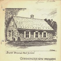 Old Brown's Mill School Commemorative