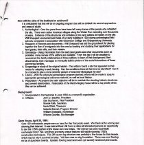 Conococheague Institute Newsletter.