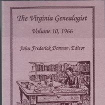 The Virginia Genealogist, Volume 10, 1966