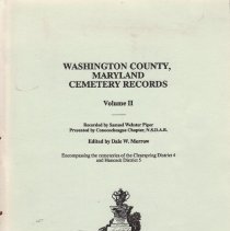 Washington Co., Md., Cemetery Records, v.2