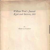 William Penn's Journal: Kent and Sussex, 1672