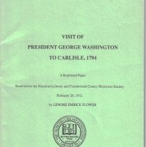 Visit of President George Washington to Carlisle, 1794
