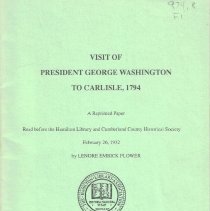 Visit of President George Washington to Carlisle, 1794
