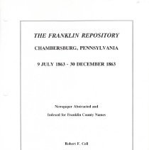 The Franklin Repository, Chambersburg, Pa., 9 July 1863 - 30 Dec 1863