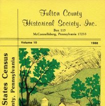 1850 United States census for Fulton County, Pennsylvania.
