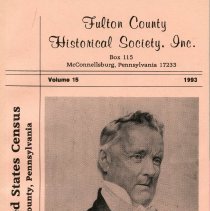 1860 United States Census for Fulton County, Pennsylvania.
