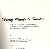 Woody Plants in Winter